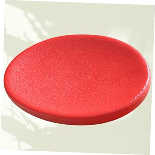1Pc Creative Red Ceramic Soap Dish for Home Decor