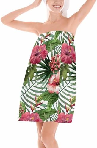 Huotupsine Tropical Bath Wrap Towel for Women