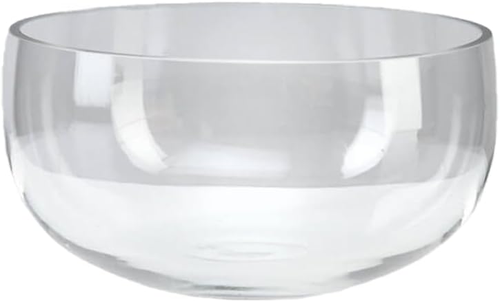 Serene Spaces Living Clear Glass Bowl 6 x 3