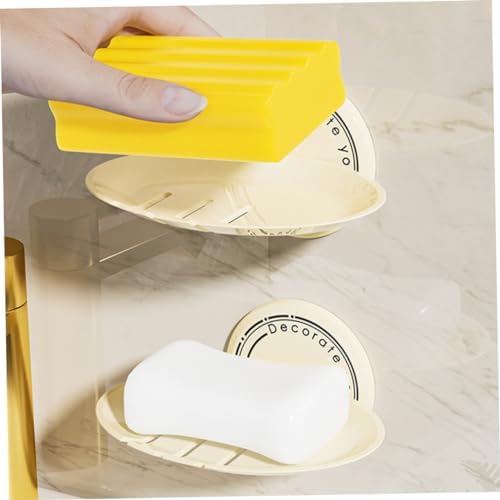 2pcs Wall Mounted Self Adhesive Soap Holder for Bathrooms