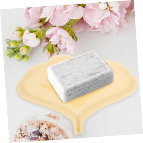 MAGICLULU Silicone Leaf Soap Holder Self Draining