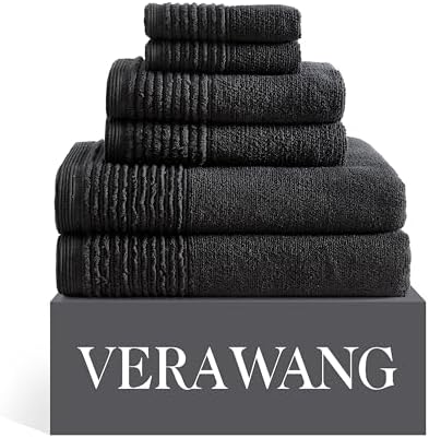 Vera Wang Bath Towels 6-Piece Set Oeko-Tex Certified
