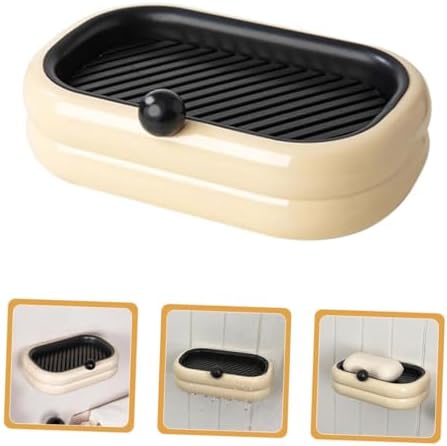 Self-Adhesive Double Soap Holder for Bathroom and Kitchen