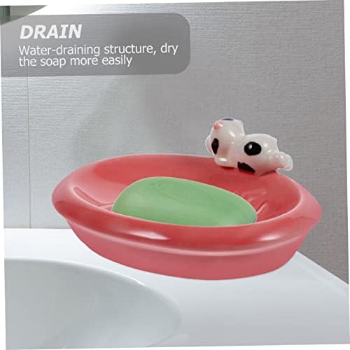 Cute Ceramic Soap Holder for Bathroom Kitchen