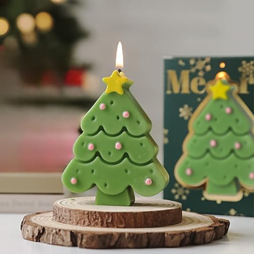 Winter Aroma Candle Festive Snowflake Shape Christmas Dcor
