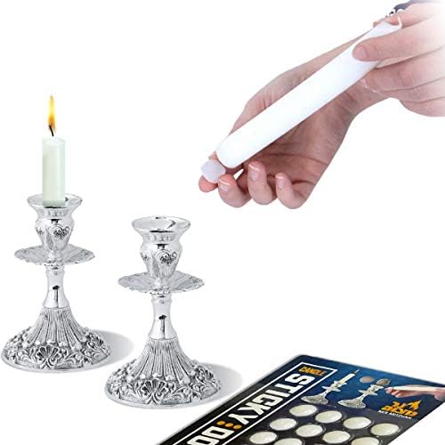 Ner Mitzvah Candle Sticky Dots - 48 Dots 1