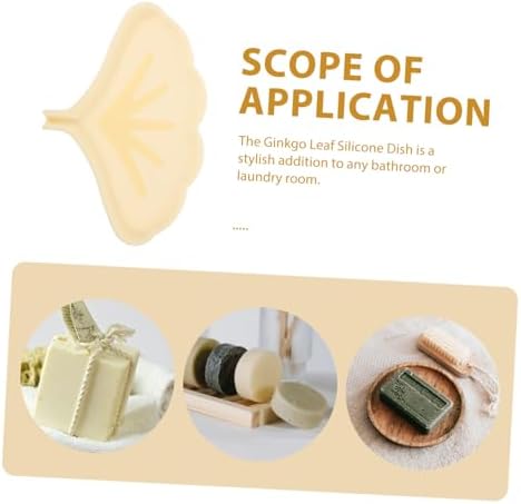 MAGICLULU Silicone Leaf Soap Holder Self Draining