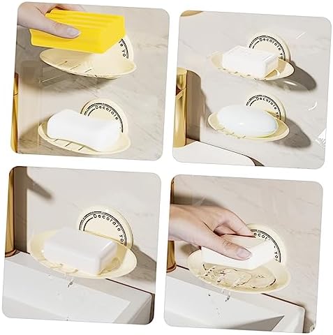 HAKIDZEL Wall-Mounted Soap Holder for Shower and Bathroom