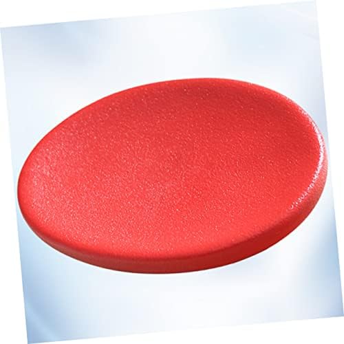 Unomor Red Ceramic Soap Dish Holder for Bathroom and Kitchen
