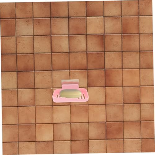 Healifty Wall-Mounted Soap Holder with Adhesive PP Material