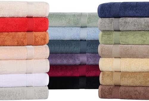 Superior Egyptian Cotton Bath Towel Set of 2 Taupe