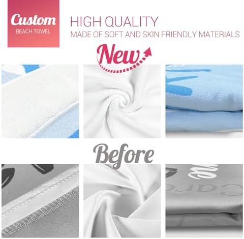 Personalized Beach Towels with Names for Kids 1