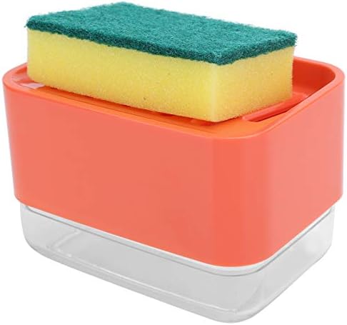Eujgoov 2 In 1 Soap Pump and Sponge Holder 1