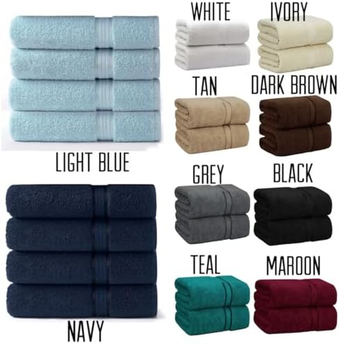 ZYMECH Personalized Embroidered Beach Towel with Custom Name