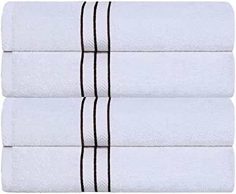 Superior Turkish Cotton Ultra-Plush Bath Towel Set of 4 1