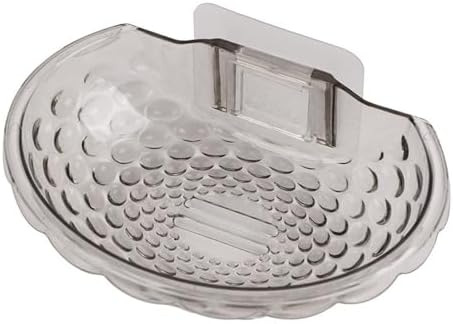 Wall Mounted Soap Holder with Wall Hook - Grey
