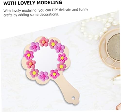 Angoily 5pcs Wooden Mirror Set for Kids