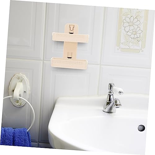 FONDOTIN Double Layer Wall Mount Soap Holder
