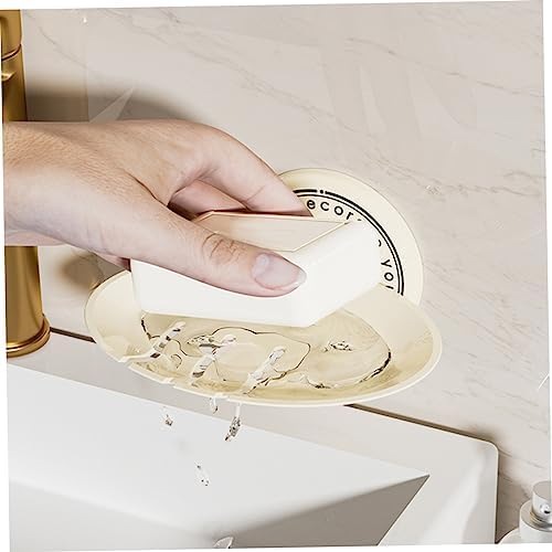 PRETYZOOM Adhesive Wall Mount Soap Dish for Bar Soap