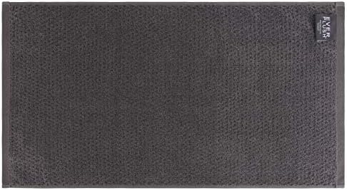 Everplush Diamond Jacquard 6-Piece Bath Towel Set Charcoal 1