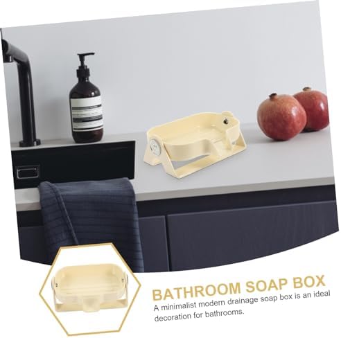 LIFKICH Bathroom Soap Dish Modern Self-Draining Holder 1