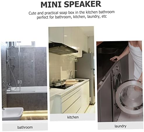 Unomor Cute Cow Ceramic Soap Dish Holder for Bathroom Kitchen