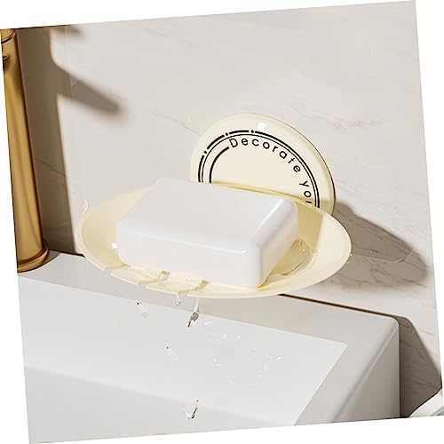 PRETYZOOM Adhesive Wall Mount Soap Dish for Bar Soap
