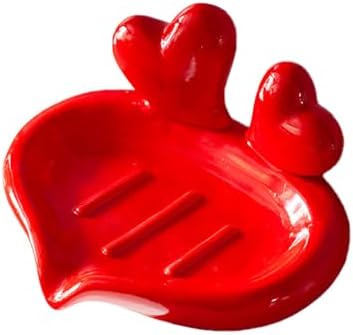 WAIT FLY Heart to Heart Soap Holder - Red 1 PCS
