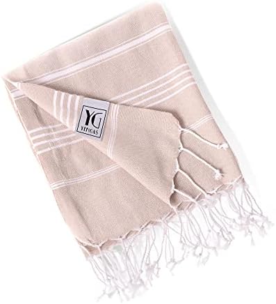 YENGAS Turkish Beach Towel XXL 37x70 Inch