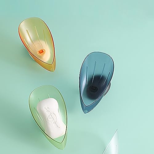 Leaf Shaped Soap Holder 3 Pack with Suction Cup