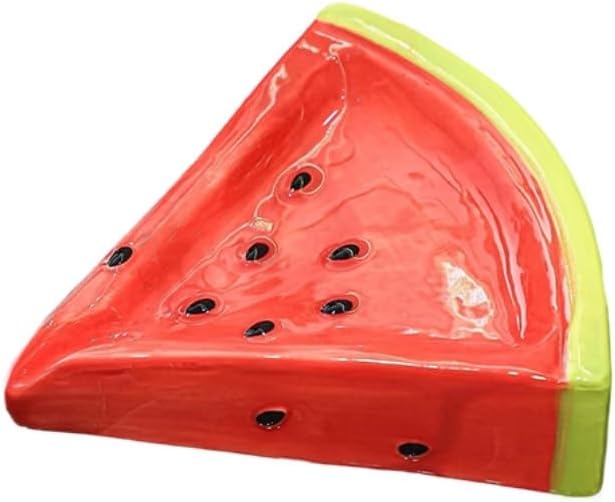 Ceramic Watermelon Soap Dish for Bathroom