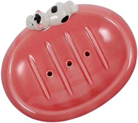 Cute Ceramic Soap Holder for Bathroom Kitchen