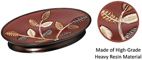 Popular Bath 780130 Aubury Soap Dish Burgundy 1
