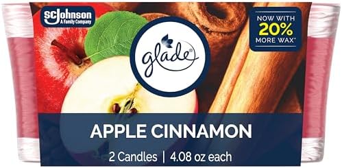 Glade Apple Cinnamon Jar Candle 2 Count