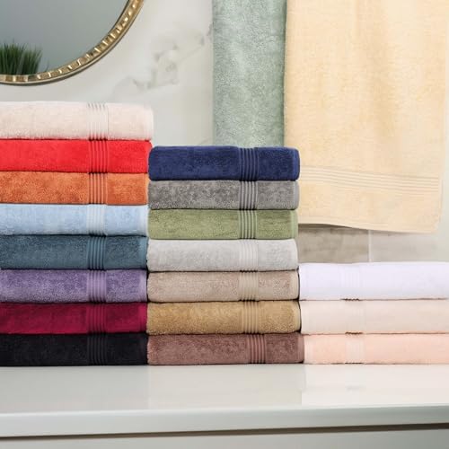 Superior Egyptian Cotton Bath Towel Set of 2 Taupe