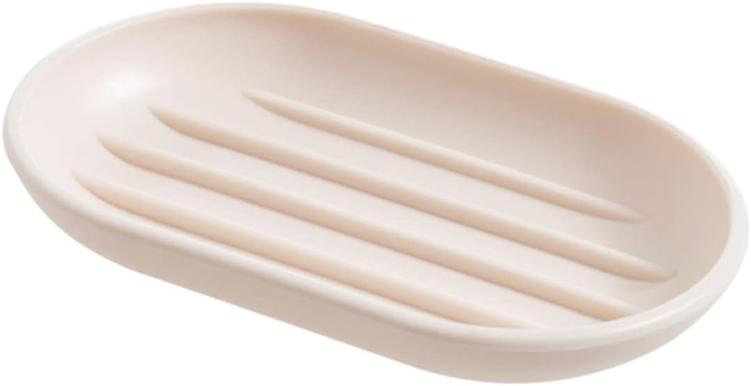 HOOTNEE Oval Soap Dish for Bathroom Shower Bathtub Kitchen