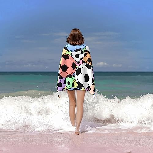 VOOHDDY Microfiber Beach Towel - Oversized Soft Quick Dry
