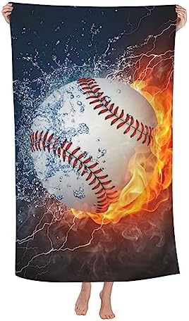 VOOHDDY Large Microfiber Beach Towel for Swimming Pool Travel Camping