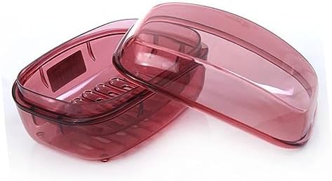 COOLHIYA Waterproof Soap Box with Lid Leakproof Holder for Travel Shower Use