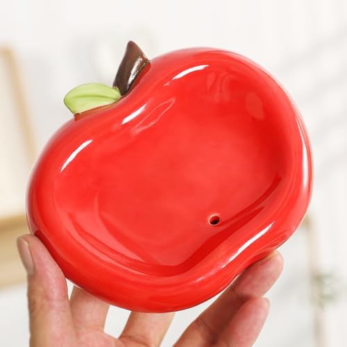 RockTrend Apple-Shaped Ceramic Soap Dish