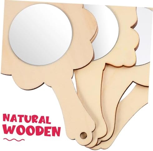 Veemoon Small Wooden Mirror Craft Kit