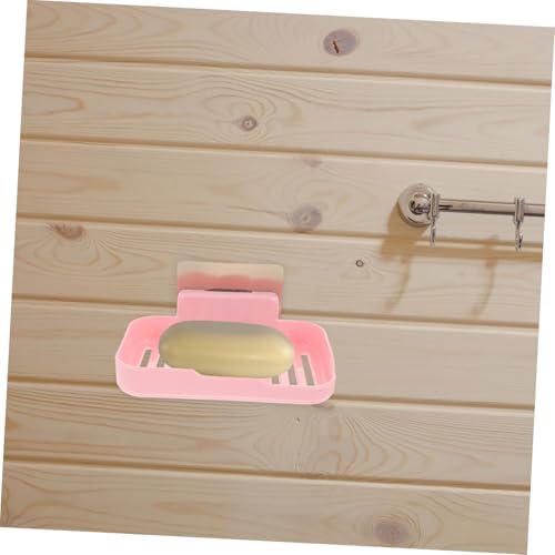 Ciieeo 2Pcs Wall-Mounted Soap Dish with Adhesive Modern Design