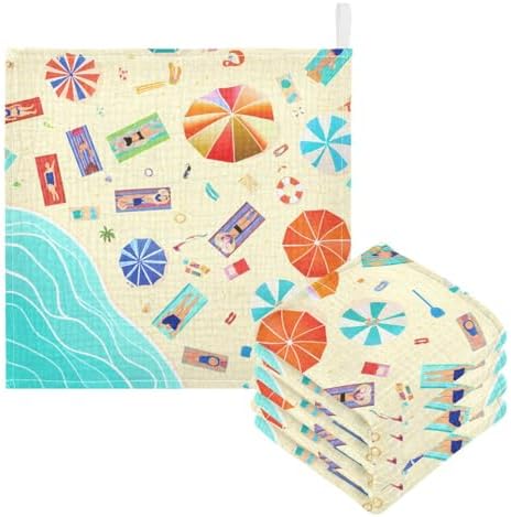 STAYTOP Beach Towels 3 Pack Cotton Wash Cloths for Baby