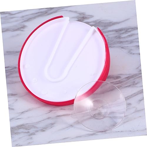 UTHCLO Multi-Functional Soap Dish Red Wall Holder