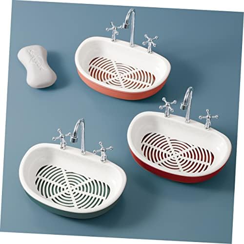 Ergonomic Soap Holder with Suction Cup for Shower and Kitchen