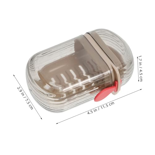 Portable Travel Soap Box with Drainage and Sealed Lid