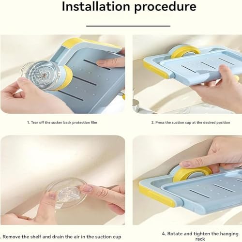 2025 Rotatable Suction Cup Soap Dish Wall Mount