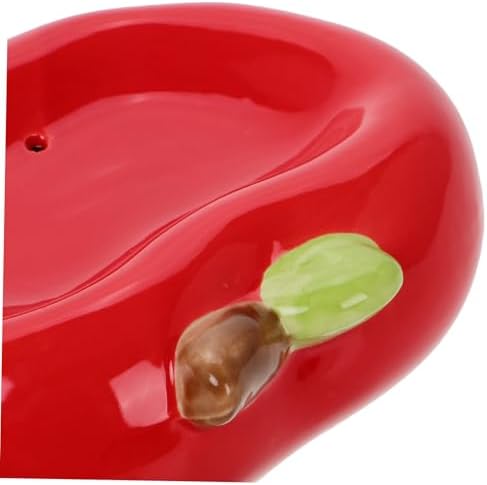 Anneome Ceramic Apple Soap Tray with Drainage
