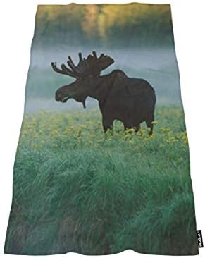 Moslion Soft Bath Towel 64x32 Inches for Home Beach Camping