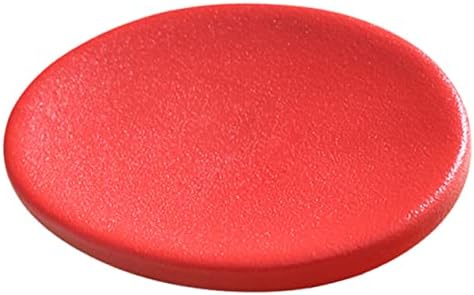1Pc Creative Red Ceramic Soap Dish for Home Decor